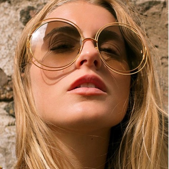 Chloe carlina round sunglasses main image 8